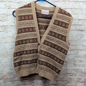 Pendleton Wool Sweater Vest Medium Petite New